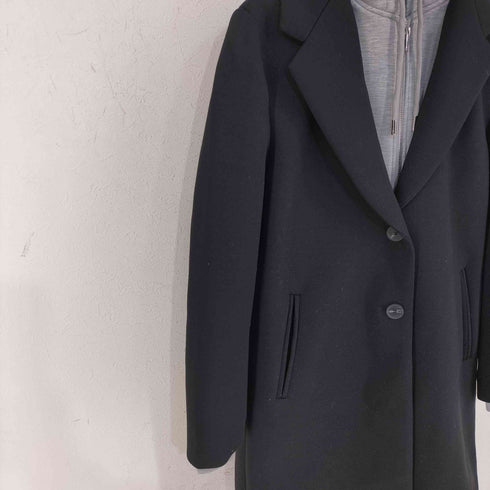 ザラ ZARA CONTRASTING COAT WITH REMOVABLE HOOD デタッチャブルフード コントラストコート レディース import:S