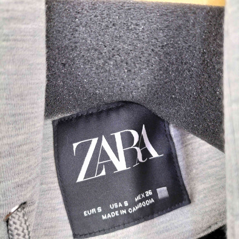 ザラ ZARA CONTRASTING COAT WITH REMOVABLE HOOD デタッチャブルフード コントラストコート レディース import:S