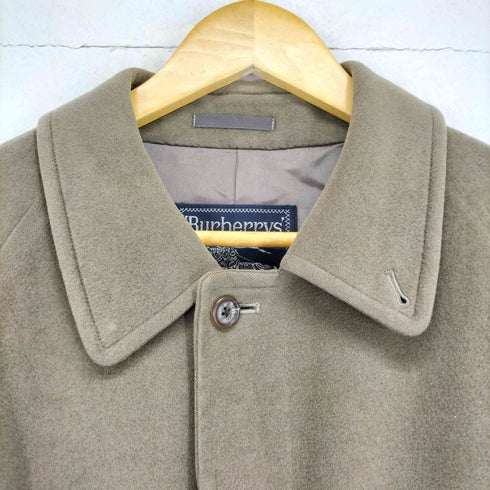 バーバリーズ BURBERRYS WOOL&CASHMERE ウールカシミヤステンカラーコート メンズ 170