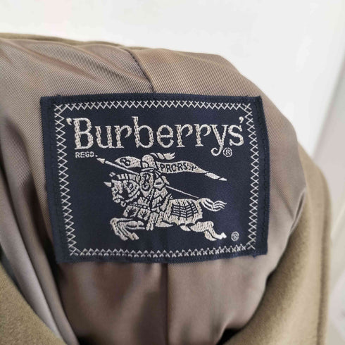 バーバリーズ BURBERRYS WOOL&CASHMERE ウールカシミヤステンカラーコート メンズ 170