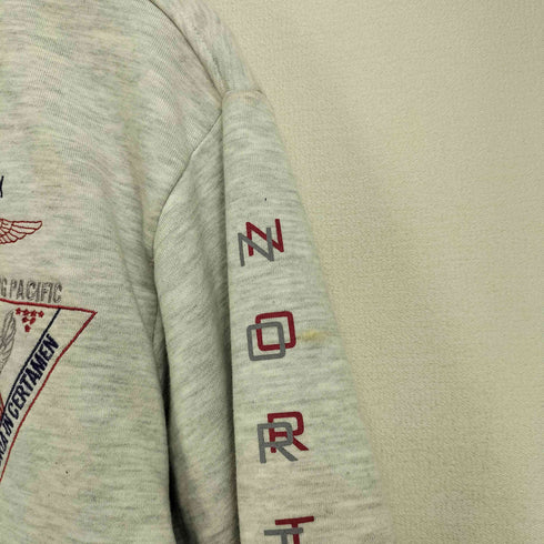 アヴィレックス AVIREX NEON COLOR NAVAL STAND ZIP ネオンカラーデザイン ジップアップスウェット メンズ JPN:L