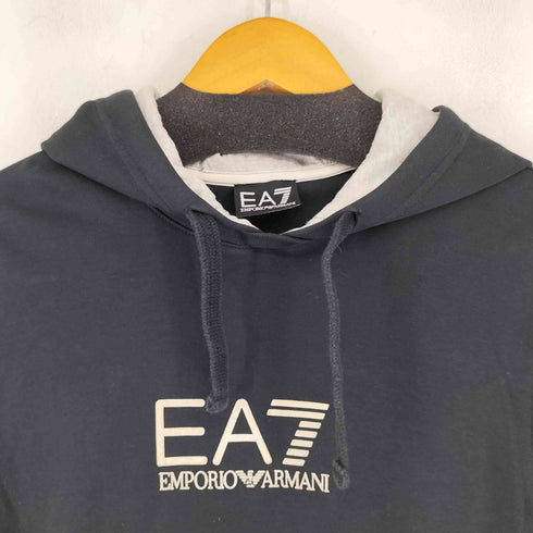 エンポリオアルマーニイーエーセブン EMPORIO ARMANI EA7 プリントプルオーバーパーカー メンズ XS