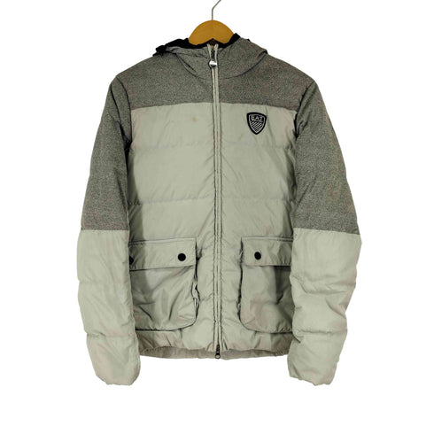 エンポリオアルマーニイーエーセブン EMPORIO ARMANI EA7 ホワイトダックダウン ジャケット メンズ XS