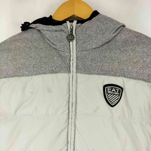 エンポリオアルマーニイーエーセブン EMPORIO ARMANI EA7 ホワイトダックダウン ジャケット メンズ XS