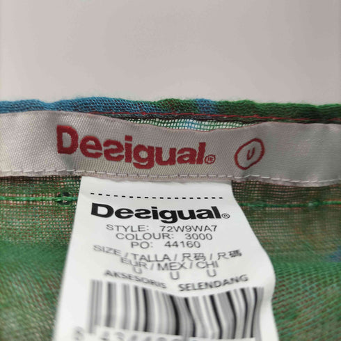 デシグアル Desigual 総柄 大判ストール メンズ