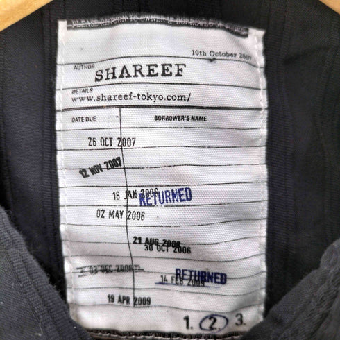シャリーフ SHAREEF 2021AW SHADOW STRIPE L/S SHIRTS シャドウストライプ 長袖シャツ メンズ JPN:2