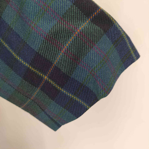 james pringle weavers MADE IN THE BRITISH ISLES タータンチェック ノーカラージャケット レディース