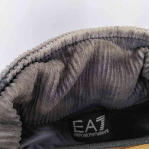 エンポリオアルマーニイーエーセブン EMPORIO ARMANI EA7 ナイロン コーデュロイ 中綿ベスト メンズ XS