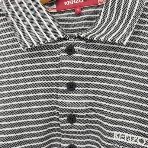 ケンゾーゴルフ KENZO GOLF ロングスリーブ ボーダー ポロシャツ メンズ 4