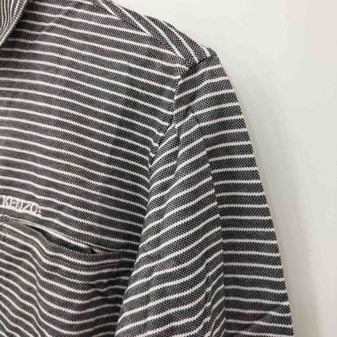 ケンゾーゴルフ KENZO GOLF ロングスリーブ ボーダー ポロシャツ メンズ 4