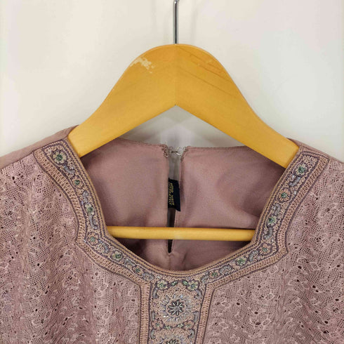 MADE IN INDIA レース ビジューS/Sワンピース レディース