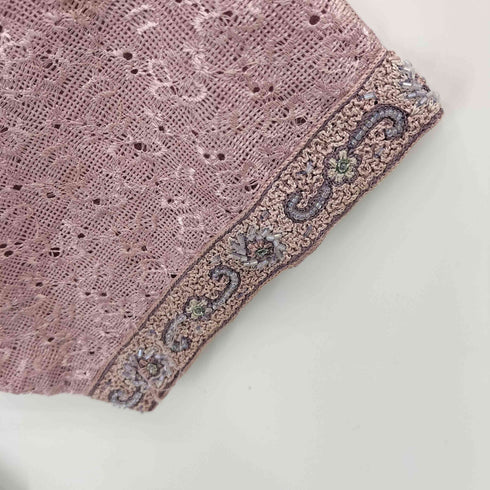 MADE IN INDIA レース ビジューS/Sワンピース レディース