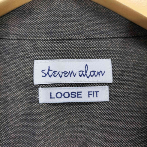 スティーブンアラン Steven Alan LOOSE FIT TRO REGULAR COLLAR SHIRT メンズ JPN:XL