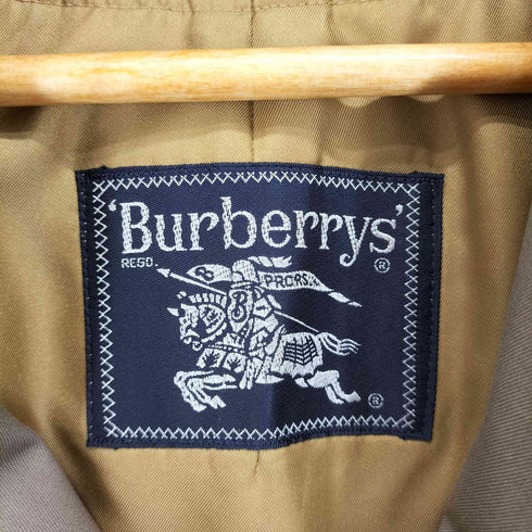 バーバリーズ BURBERRYS ウールライナー付き裏地ノヴァチェックステンカラーコート メンズ 160