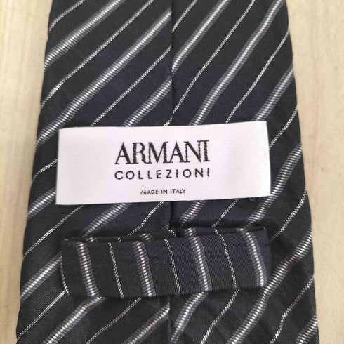 アルマーニコレツィオーニ ARMANI COLLEZIONI MADE IN ITALY ストライプネクタイ メンズ