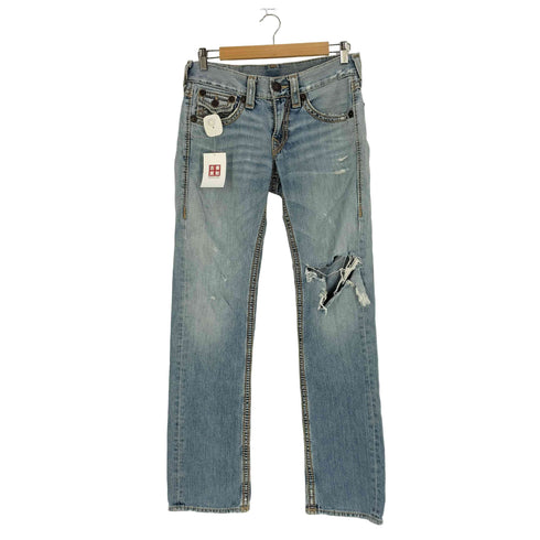 トゥルーレリジョン TRUE RELIGION USA製 RICKY BIG QT SEAT 34 ダメージデニムパンツ メンズ 29