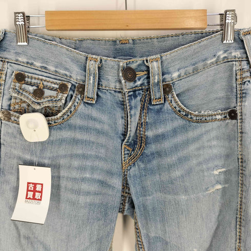 トゥルーレリジョン TRUE RELIGION USA製 RICKY BIG QT SEAT 34 ダメージデニムパンツ メンズ 29