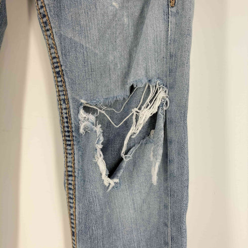 トゥルーレリジョン TRUE RELIGION USA製 RICKY BIG QT SEAT 34 ダメージデニムパンツ メンズ 29