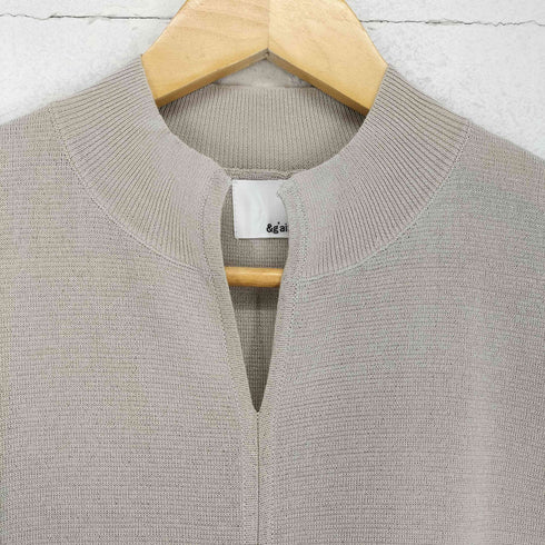 &g’aime センタースリットノースリーブニット select レディース FREE