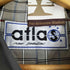 atlas NINO ヨーロッパ ユーロ古着 裏地チェック ラグラン ステンカラーコート メンズ