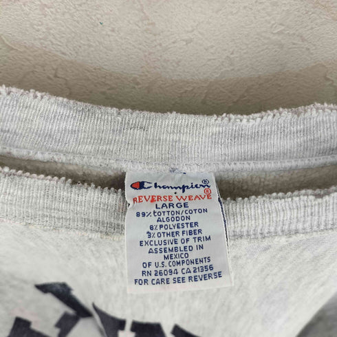 チャンピオン Champion 刺繍タグ REVERSE WEAVE ILLINOIS クルーネックスウェット メンズ import:L