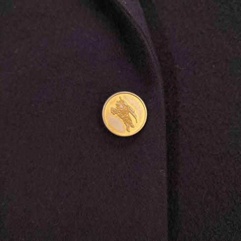 バーバリーズ BURBERRYS WOOL&CASHMERE ウールカシミヤ 金ボタンブレザー メンズ 170A5
