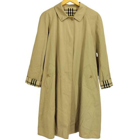 バーバリーロンドン BURBERRY LONDON 裏地ノバチェック ベルデッド ステンカラーコート レディース 9