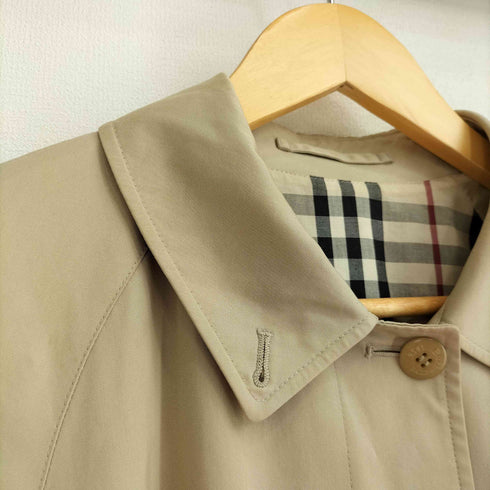 バーバリーロンドン BURBERRY LONDON 裏地ノバチェック ベルデッド ステンカラーコート レディース 9