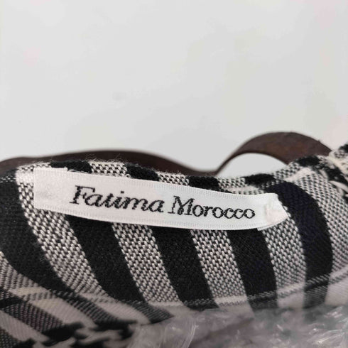 Fatima Morocco 切替 かごバッグ レディース