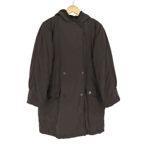 マックスマーラウィークエンド MAX MARA WEEKEND MADE IN ITALY フーデッド中綿ダブルコート レディース 38
