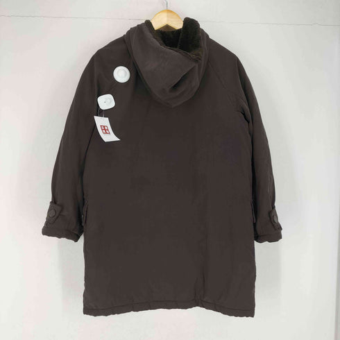 マックスマーラウィークエンド MAX MARA WEEKEND MADE IN ITALY フーデッド中綿ダブルコート レディース 38