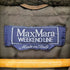 マックスマーラウィークエンド MAX MARA WEEKEND MADE IN ITALY フーデッド中綿ダブルコート レディース 38