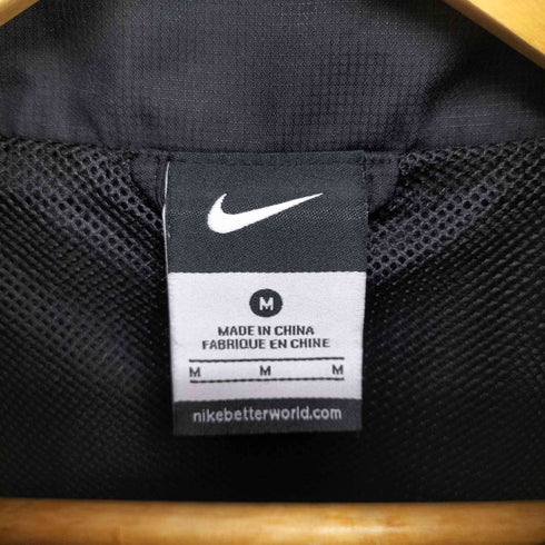 ナイキ NIKE ロゴ刺繍ナイロントラックジャケット メンズ M