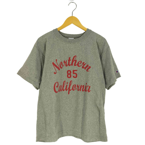 チャンピオン Champion REVERSE WEAVE T-SHIRT リバースウィーブ カレッジ 三段プリント Tシャツ メンズ import:M