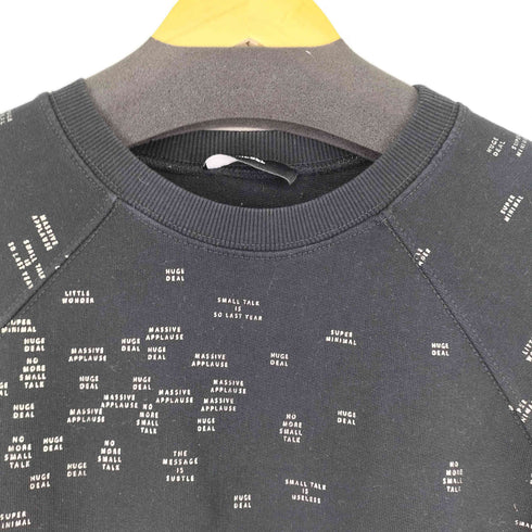 ディーゼル DIESEL 総柄 クルーネックスウェット レディース import:XS
