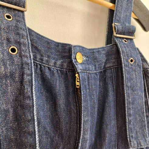 リー Lee 別注 デニムオーバーオール オールインワン レディース M