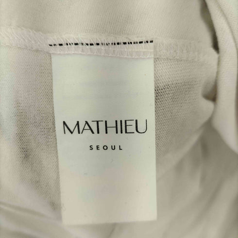 MATHIEU SEOUL ラインデザインニットワンピース レディース