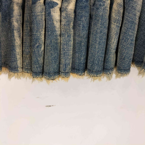 ジュンヤワタナベコムデギャルソン JUNYA WATANABE COMME des GARCONS 04SS デニム プリーツ ミニワンピース レディース