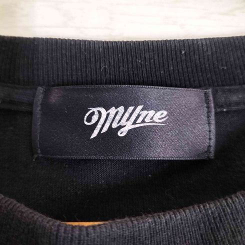 マイン MYne KENTOO 両面プリント クルーネックTシャツ メンズ