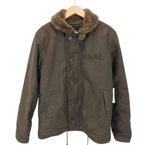 アルファインダストリーズ ALPHA INDUSTRIES N-1 DECK JACKET ミリタリー デッキジャケット メンズ import:L
