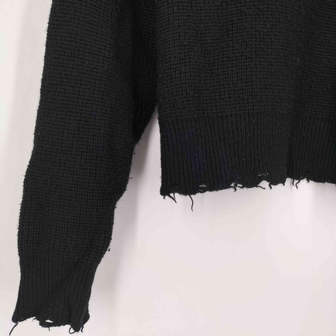 マイン MYne Broken Knit Pullover ブロークンニットプルオーバー クラッシュセーター メンズ JPN:L