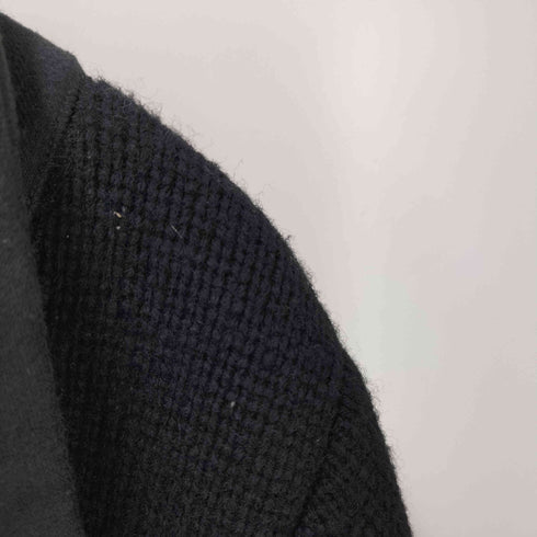 ディーゼル DIESEL 00s Switching Hoodie Knit Jacket ニット 切り替え パーカー Y2K メンズ import:S