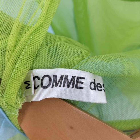 コムデギャルソン COMME des GARCONS AD1996 97SS Body-meets-Dress Dress-meets-Body期 パフポケットインナー付きカラーブロック シアーS/S ワンピース レディース JPN:M