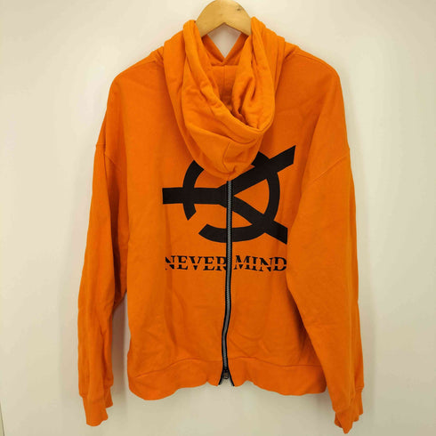 オーワイ OY NEVER MIND BACK ZIP HOODIE バックジップ パーカー メンズ