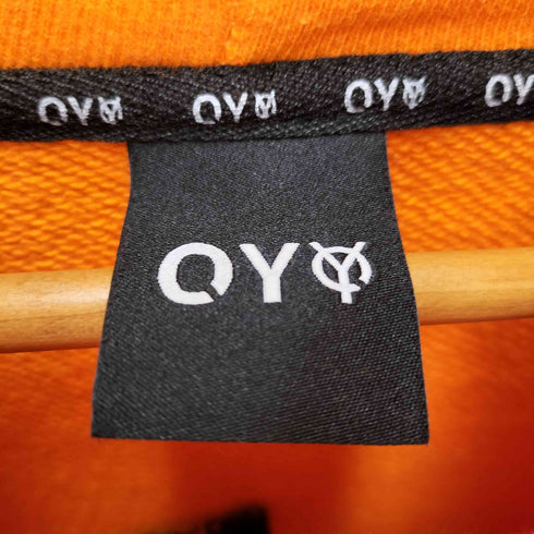 オーワイ OY NEVER MIND BACK ZIP HOODIE バックジップ パーカー メンズ