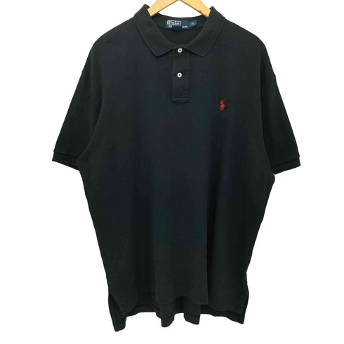 ポロバイラルフローレン Polo by RALPH LAUREN 90S ポニー刺繍 ショートスリーブ コットンポロシャツ メンズ import:XL