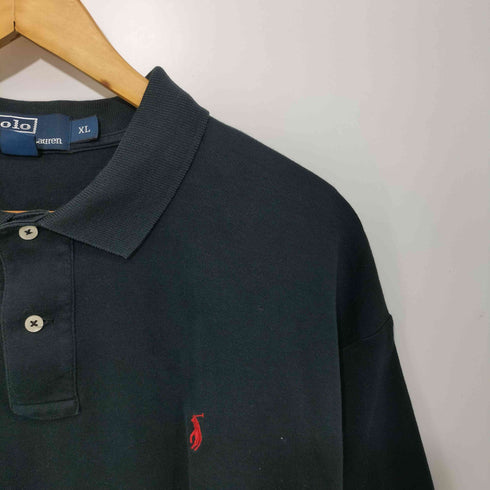 ポロバイラルフローレン Polo by RALPH LAUREN 90S ポニー刺繍 ショートスリーブ コットンポロシャツ メンズ import:XL