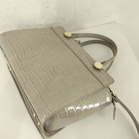 ダイアナ DIANA 型押しクロコ 2WAYショルダーバッグ レディース