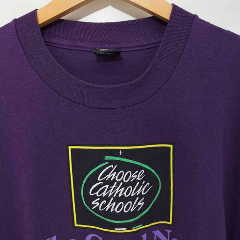 スクリーンスターズ SCREEN STARS 90S 黒タグ シングルステッチ ロゴプリント ショートスリーブクルーネックTシャツ メンズ import:XL