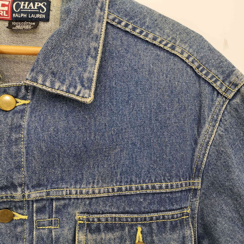 チャップスラルフローレン CHAPS RALPH LAUREN 90s 2nd セカンド型 デニムジャケット メンズ